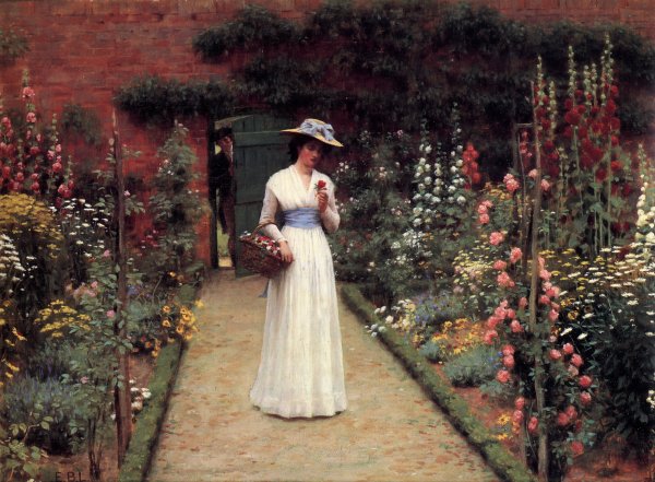 Lady in a Garden