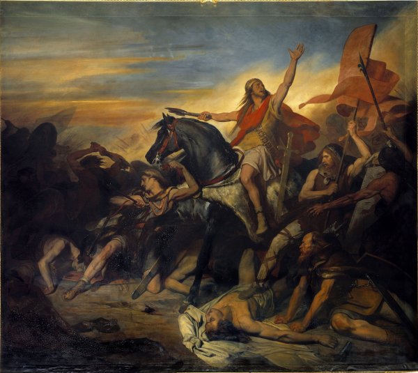 Battle of Tolbiac in AD 496, 1837