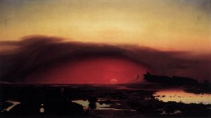 The Pontine Marshes at Sunset 1848