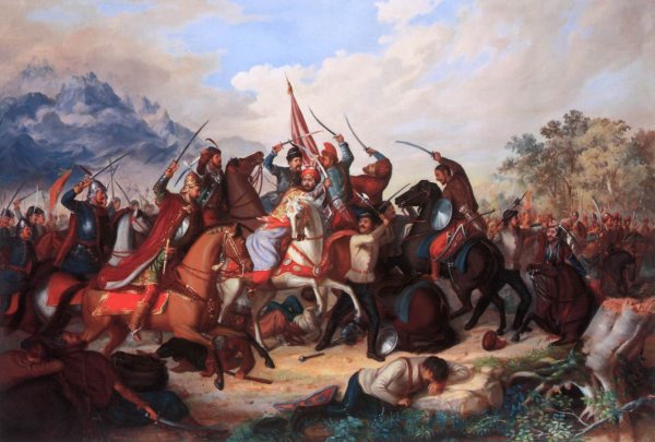 Scene from the War against the Turks 1857