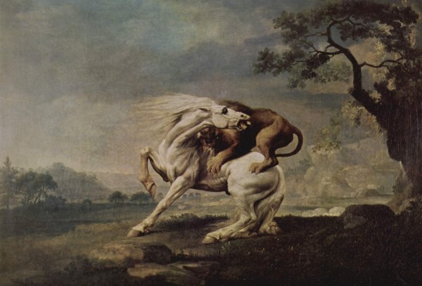 A Lion Attacking A Horse, c.1765