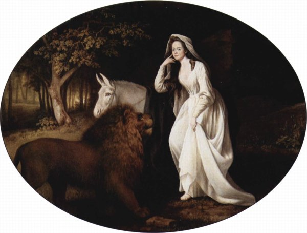 Una and the Lion Isabella Saltonstall as Una in Spensers Faerie Queene, 1782