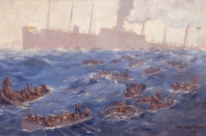 The Sinking of the USS President Lincoln on 31st May 1918 1920