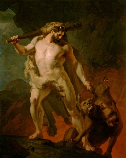 Hercules Removes Cerberus from the Gates of Hell