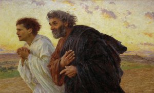 The Disciples Peter and John Running to the Sepulchre on the Morning of the Resurrection