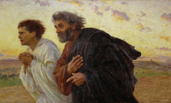 The Disciples Peter and John Running to the Sepulchre on the Morning of the Resurrection