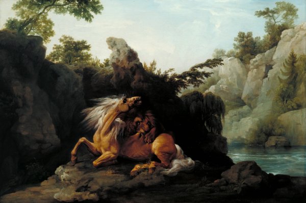 Lion Devouring a Horse 1763