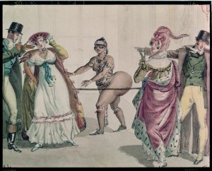 The Hottentot Venus in the Salon of the Duchess of Berry, 1830