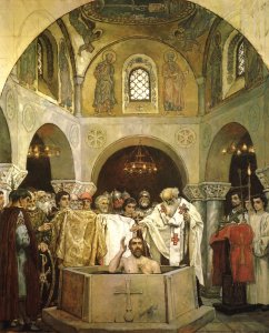 Baptism of Saint Prince Vladimir 1890