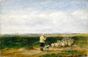 The Shepherd, Return of the Flock, 1850