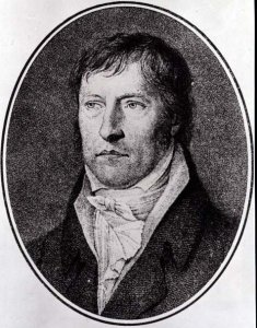 Portrait of Georg Wilhelm Friedrich Hegel (1770-1831), German philosopher, engraved c.1825 by F.W. Bollinger (1777-1825)