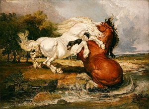 Fighting Horses, 1808