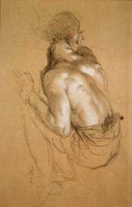 Crouching Man, study for The Triumph of Wellington