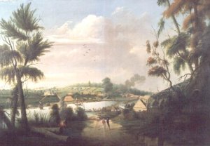 A direct north general view of Sydney Cove, 1794