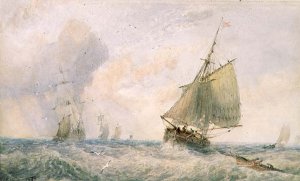 Shipping off Whitby, 1879