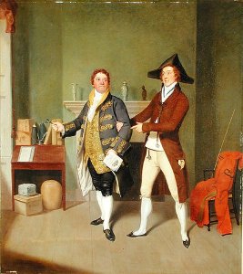 John Quick and John Fawcett in Thomas Moretons The Way to Get Married, 1796