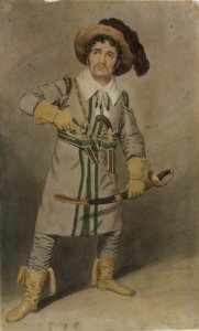 George Smith (1777-1836) as Schampt in 'The Woodman's Hut' by W.H. Arnold at the Drury Lane Theatre, 1816-17