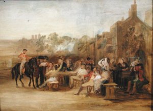 Study for 'Chelsea Pensioners Reading the Waterloo Dispatch, 1822