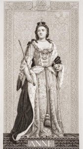 Queen Anne (1665-1714) from Illustrations of English and Scottish History Volume II