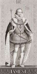 James I (1566-1625) from Illustrations of English and Scottish History Volume I