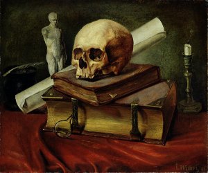 Vanitas, Still Life, 1842