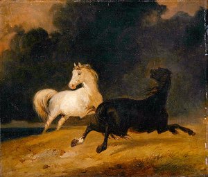 Horses in a Thunderstorm, 1823