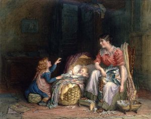 Telling Little Stories, 1900