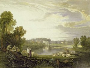 Alexander Popes Villa, Twickenham 1811