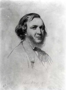 Portrait of Robert Browning 1812-89