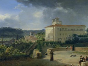 View of the Villa Medici, Rome, 1813