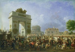 Entry of the Imperial Guard into Paris at the Barriere de Pantin, 25th November 1807, 1810