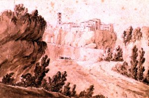 View of the Town of Bracciano, c.1810