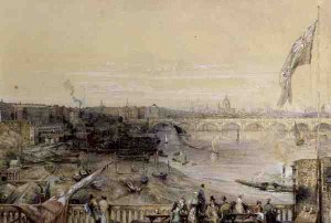 The Thames from Hungerford Market, 1836