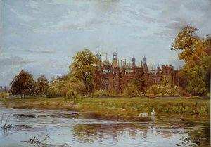 Eton College from the River, 1891