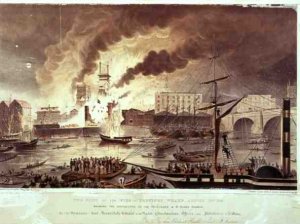 Toppings Wharf Fire, 1843