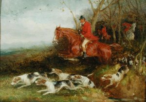 Foxhunting Breaking Cover