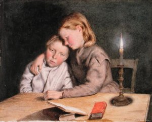 The Bedtime Story Ended, 1869