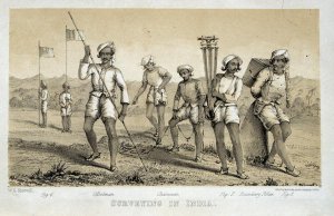 Surveying in India, 1855