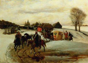 The Spring Pilgrimage of the Tsarina, under Tsar Aleksy Mihailovich, 1868