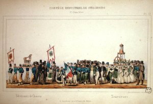 Procession of the Chair Manufacturers at Strasbourg, 25th June 1840