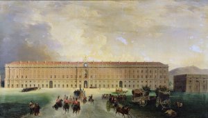 View of the Palazzo Reale, Caserta, 1833