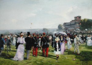 The End of the Races at Auteuil, c.1893