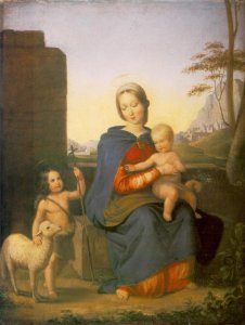 Madonna with the Child and St John the Baptist 1827