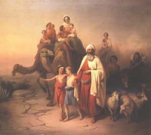 Abrahams Journey from Ur to Canaan 1850