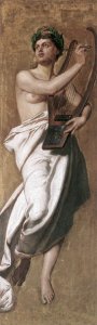 Allegorical Female Figure with Lute