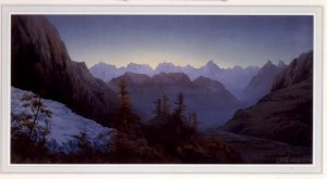 Dawn in the Alps, 1875