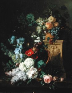 Still life with Flowers and Fruit, 1804