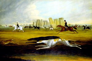 The Pinckney Family Coursing at Stonehenge, 1845