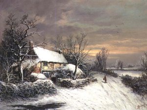 A Cottage in Winter