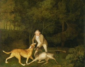 Freeman, the Earl of Clarendons Gamekeeper, With a Dying Doe and Hound, 1800